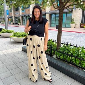 Tanya Taylor Kenia Polka Dot Pant